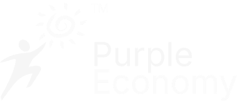 Purple economy logo