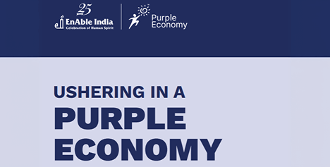 Cover page of the "Ushering in a Purple Economy" publication.